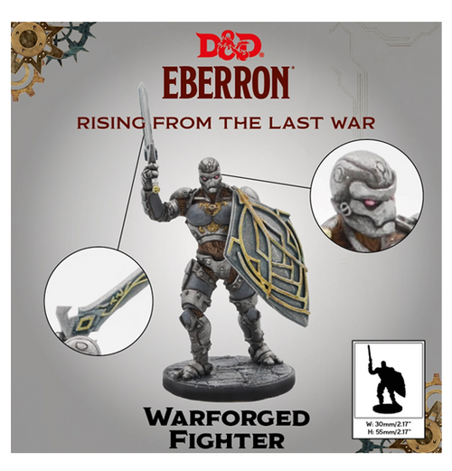 Dungeons & Dragons: 5th Ed. - Eberron Warforged: Cleric Fighter & Monk