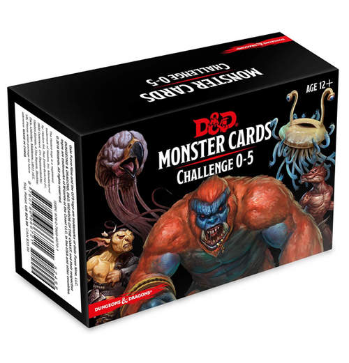 Dungeons & Dragons: 5th Ed. - Monster Cards Challenge 0-5