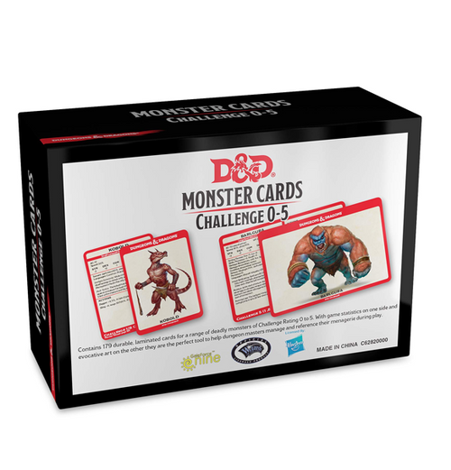 Dungeons & Dragons: 5th Ed. - Monster Cards Challenge 0-5