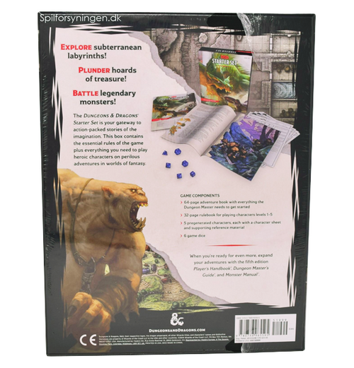 Dungeons & Dragons: 5th Edition Starter Set bagside