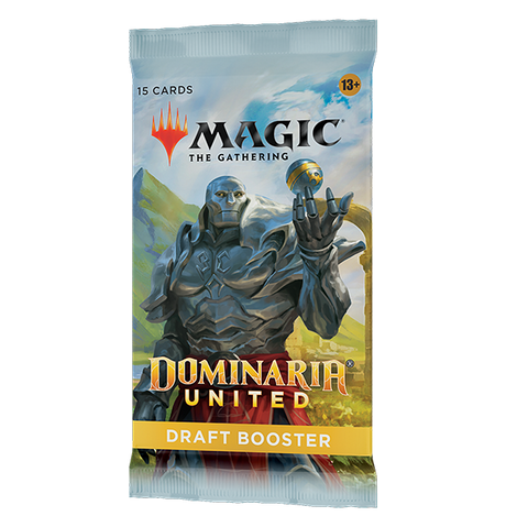 *Forudbestilling* Magic the Gathering: Dominaria United - Draft Booster forside