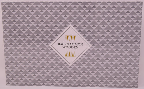 Backgammon Wood Small 12"