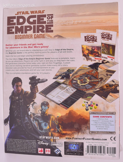 Star Wars RPG Edge of the Empire Rollespil - Beginner Game