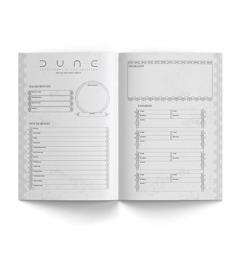 Dune: Adventures in the Imperium -  Player's Journal (Eng)