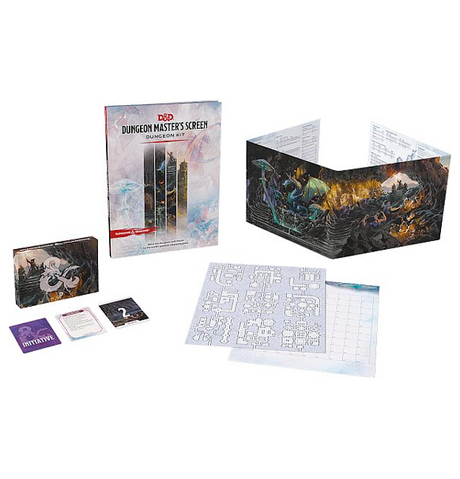 D&D Dungeon Master's Screen - Dungeon Kit indhold