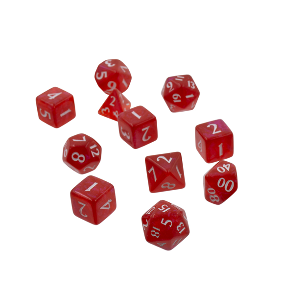 Eclipse Dice: Apple Red