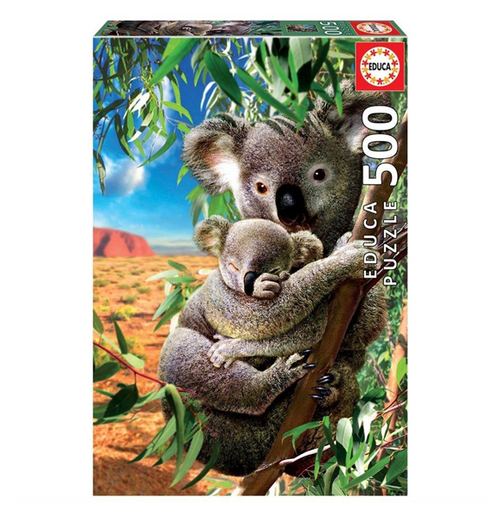 Educa: Koala and Cub - 500 (Puslespil)