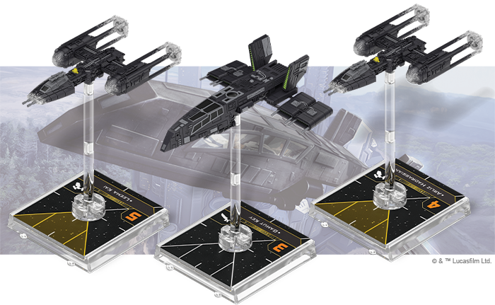 X-Wing 2.0 Fugitives and Collaborators Squadron Pack indhold