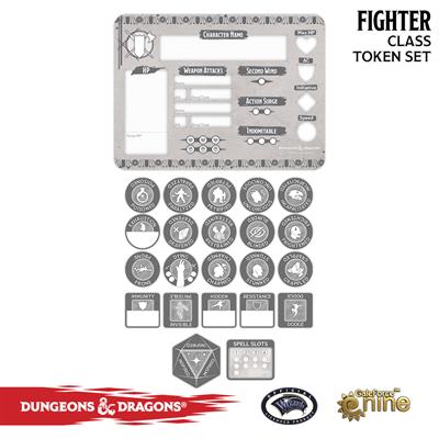 Dungeons & Dragons: 5th Ed. - Fighter Token Set