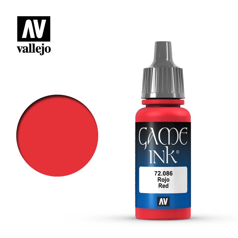 (72086) Vallejo Game Color Ink - Red