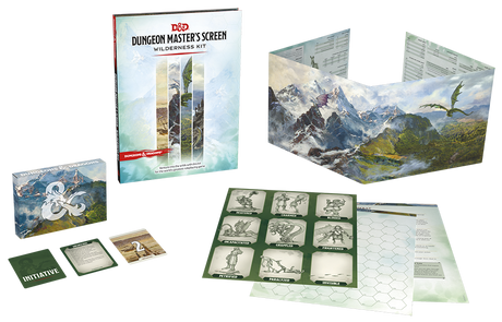 Dungeons and Dragons: Dungeon Master's Screen - Wilderness Kit indhold