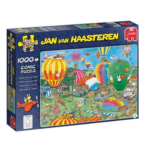 Jan Van Haasteren: Hooray Miffy 65 years - 1000 (Puslespil)