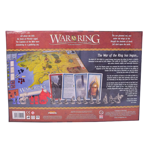 Lord of the Rings: War of The Ring - 2nd edition bagside