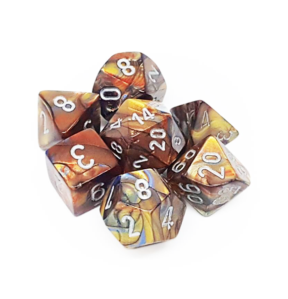Lustrous™ – Polyhedral Gold w/silver 7-Die Set