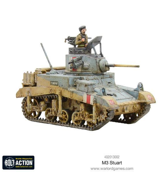 Bolt Action: M3 Stuart indhold