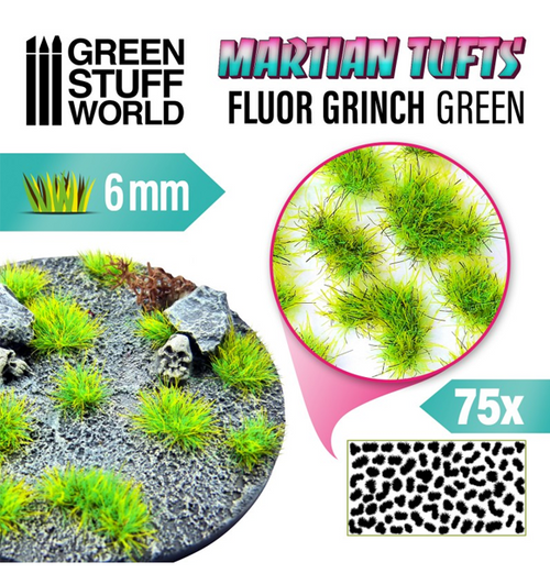 Green Stuff World: Martian Fluor Tufts - Fluor Grinch Green