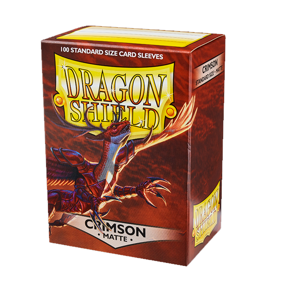 Dragon Shield: Matte Sleeves (100) - Crimson