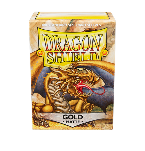 Dragon Shield: Matte Sleeves (100) - Gold