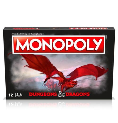 Monopoly: Dungeons and Dragons forside