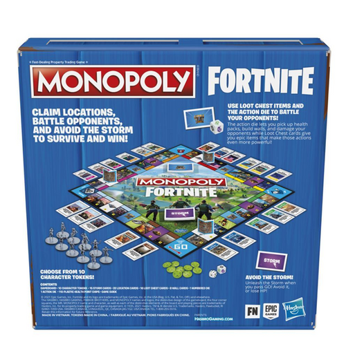 Monopoly: Fortnite - Collectors Edition (Eng) bagside