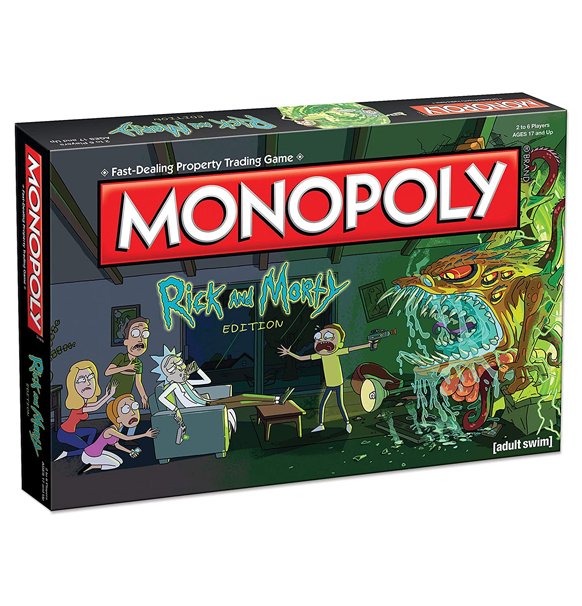 Monopoly: Rick & Morty forside