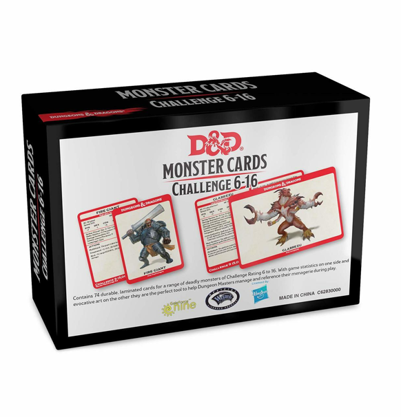 Dungeons & Dragons: 5th Ed. - Monster Cards Challenge 6-16