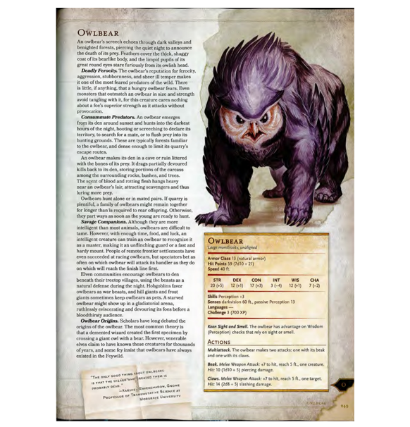 Dungeons & Dragons: 5th Ed. Monster Manual