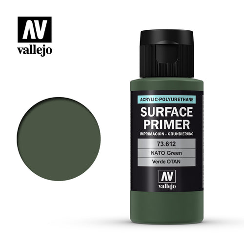 (73612) Vallejo Surface Primer - NATO Green (60ml)