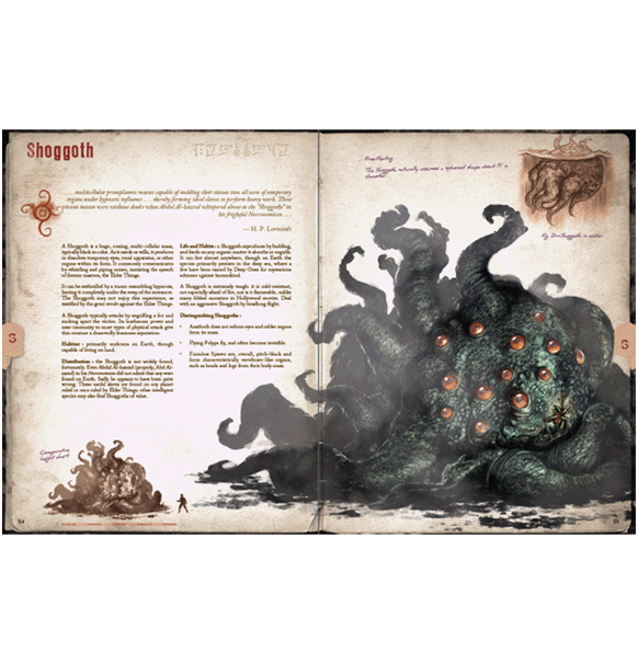 Call of Cthulhu RPG: Petersens Field Guide to Lovecraftian Horrors indhold