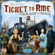 Ticket to Ride Rails and Sails (Dansk) forside