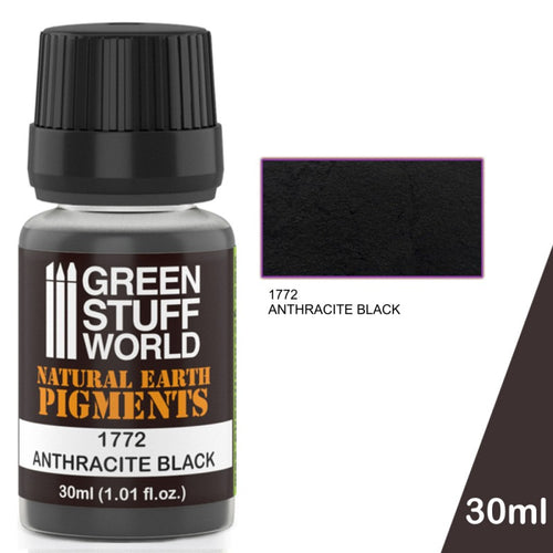 Green Stuff World Natural Earth Pigment Anthracite Black (1772)
