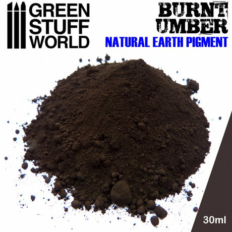 Green Stuff World Natural Earth Pigment Burnt Umber (1765)