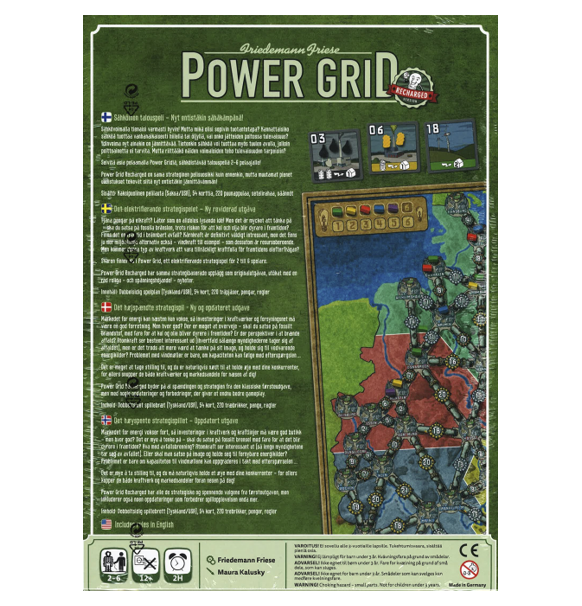 Power Grid: Recharged bagside
