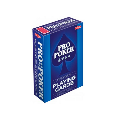 Pro Poker Spillekort i plast - Rød
