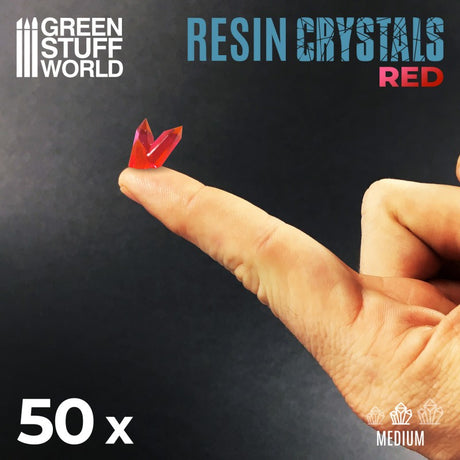 Green Stuff World: - Red Resin Crystals Medium