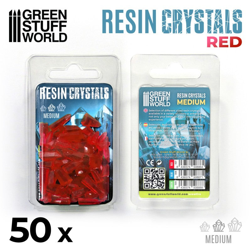 Green Stuff World: - Red Resin Crystals Medium