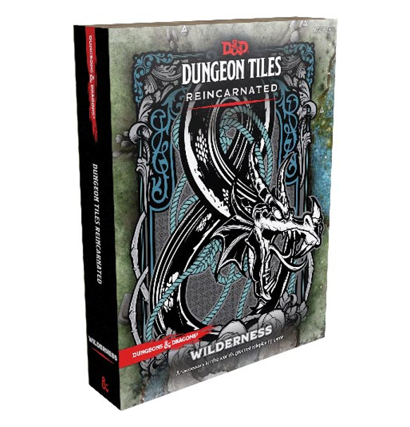 D&D 5th Ed. Dungeon Tiles Reincarnated WildernessD&D 5th Ed. Dungeon Tiles Reincarnated Wilderness forside
