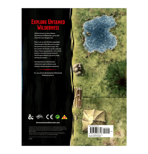 D&D 5th Ed. Dungeon Tiles Reincarnated Wilderness bagside