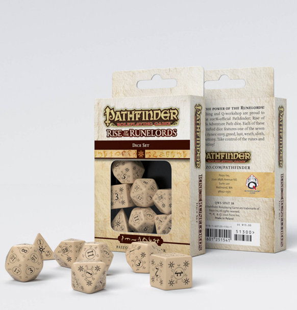 Pathfinder: Rise of Runelords - Dice Set forside