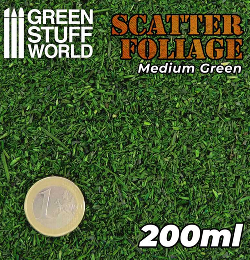 Green Stuff World: Scatter Foliage - Medium Green 200 ml