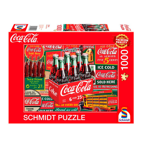 Schmidt Puzzle: Coca Cola classic - 1000 (Puslespil)