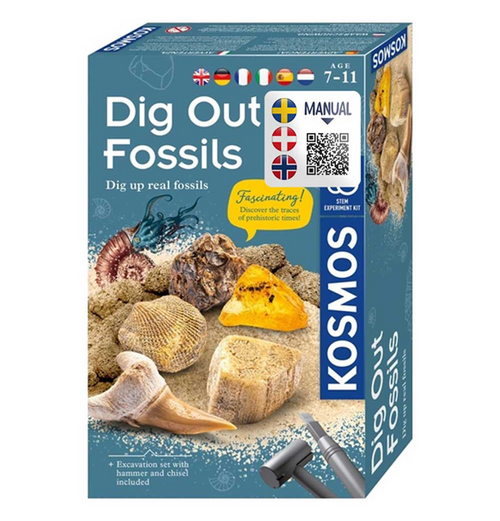 Dig Out Fossils - Science Kit (Dansk)