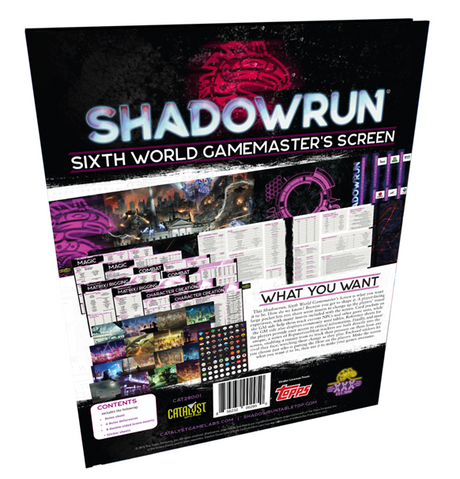 Shadowrun RPG: Sixth World - Gamemaster Screen