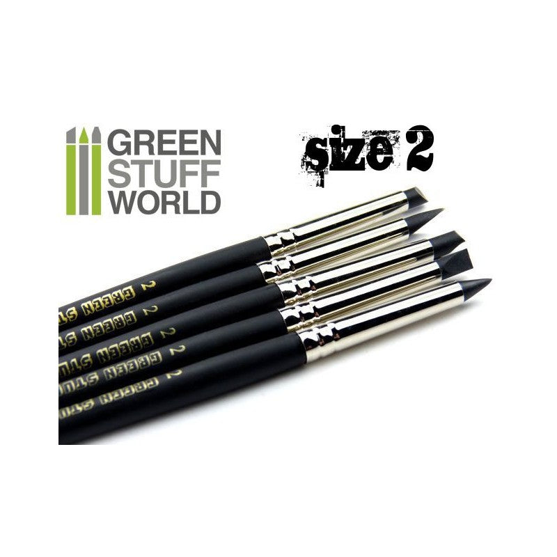 Green Stuff World: Colour Shapers Brushes - Size 2 Black Firm