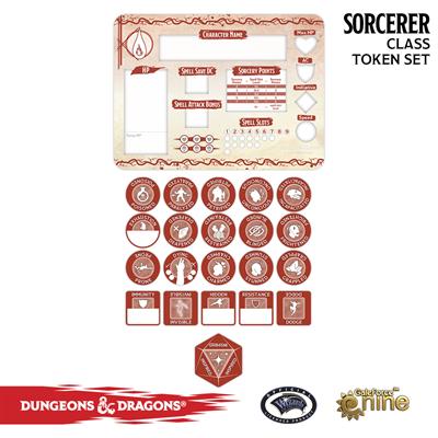 Dungeons & Dragons: 5th Ed. - Sorcerer Token Set