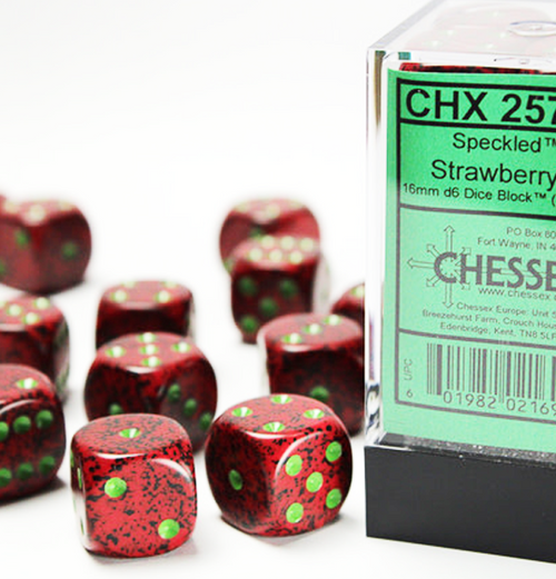 Speckled – d6 Strawberry™ Dice Block™