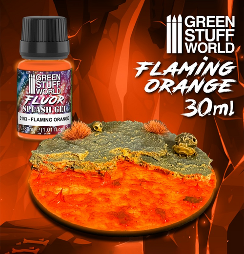 Green Stuff World: Splash Gel - Flaming Orange