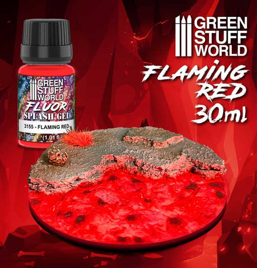 Green Stuff World: Splash Gel - Flaming Red