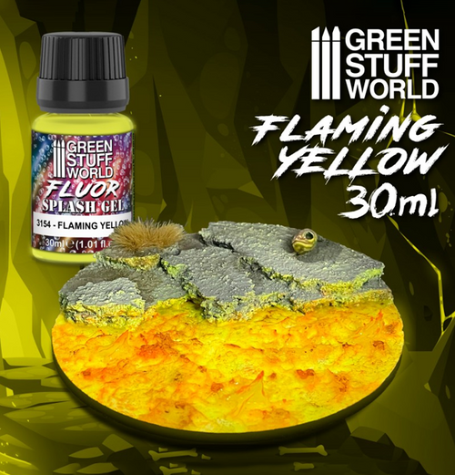 Green Stuff World: Splash Gel - Flaming Yellow