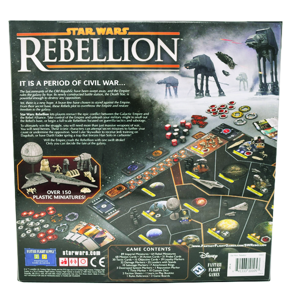 Star Wars - Rebellion bagside